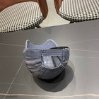 CHANEL Classic New Distressed Design Sporty Casual Baseball Cap Gray Adjustable — photo 2