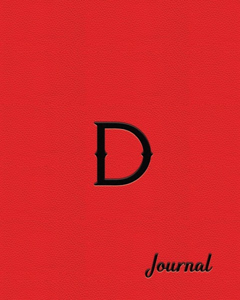 Schreibjournal 8X10 Rot Lederlook Softcover Notizbuch Tagebuch-image