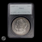 1889-O $1 Morgan Silver Dollar PCGS MS62 Old Rattler Holder -E378