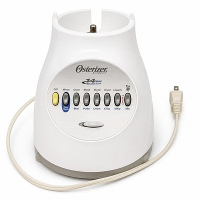 OSTER Osterizer 6650 14 Speed Blender Base Motor White 450 Watts BASE ONLY 6694