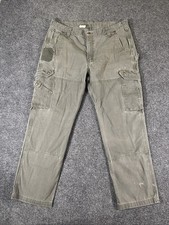 Carhartt B342 Mos Pants Cargo Double Knee Relaxed Carpenter Mens Green 40X32