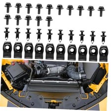 Engine Under Cover Splash Shield Guard Body Bolts, Front Bumper Fender 35PCS