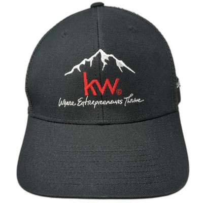Port Authority Trucker Hat Black One Size Keller Williams Realty Boise Mesh Back