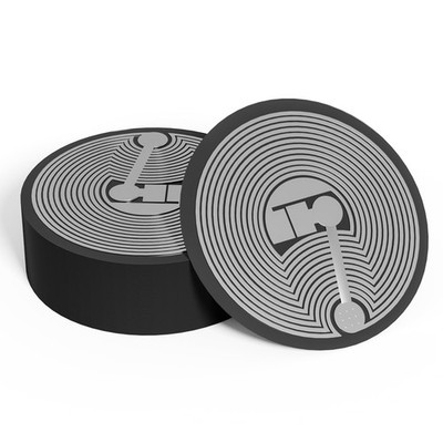 30pc Black NFC Sticker Round (25mm/1in) NFC Tags Programming Compatible Andro...