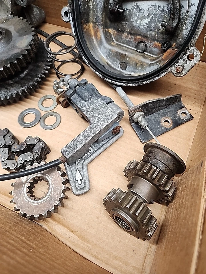 1991 Polaris Indy Trail 500 Snowmobile conjunto de caixa de corrente reversa - Imagem 4 de 4