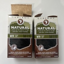 2x DAMAGED BOXES Clairol Natural Instincts Men M9 Light Brown Hair Color Dye