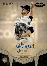 2019 Topps Tier One #BA-JN Jacob Nix Break Out Autographs #/250