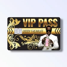 Freak Off VIP Pass Credit Card Sticker Debit Card Skin Cover