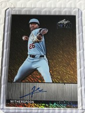 2026 Leaf Metal Draft Kyson Witherspoon Red Sox Gold Shimmer SP Auto RC 1/1