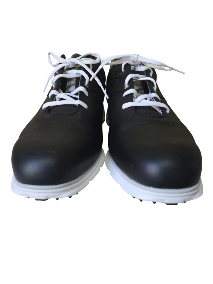 Zapatos de golf Footjoy FJ MyJoys PRO/SL negros/blancos personalizados talla 14 EW Foto 4 de 4