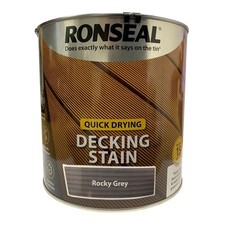 Ronseal Quick Drying Decking Stain 2.5L 5L Natural Slip Resistant 5 Colours