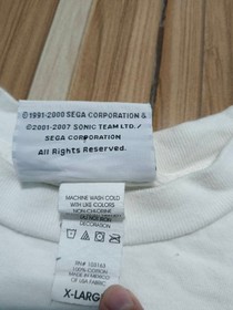 Vintage Sonic the Hedgehog 2000s Silver Shadow Sega Genesis Game Rare Shirt