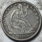 1841-O 50c Seated Liberty Half Dollar. Attractive Circulated Example!