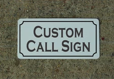 Custom Call Sign 6x12 Metal Sign Made to Order! Military Airplane Pilot Soldier