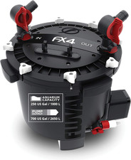 FX4 High Performance Aquarium Filter, Canister Filter for Aquariums up to 250 Ga