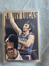 1994-95 Action Packed Basketball Hall of Fame - Jerry Lucas #24 Autographs (AU)