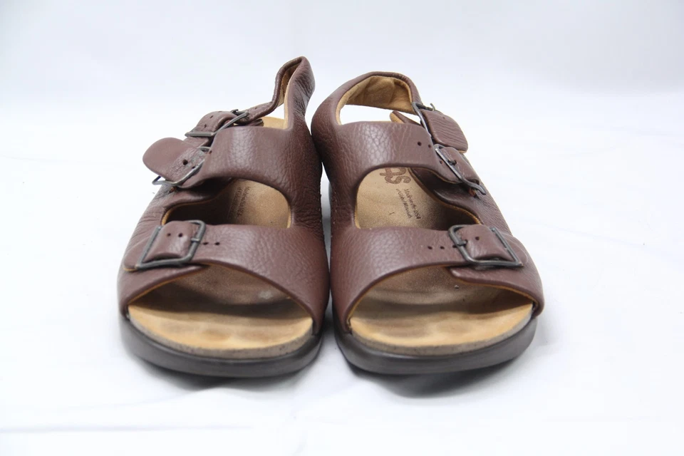 SAS Sandals Women’s Size 6.5 WW Wide Relaxed Amber Brown Strap Tripad Comfort - Image 2 of 4