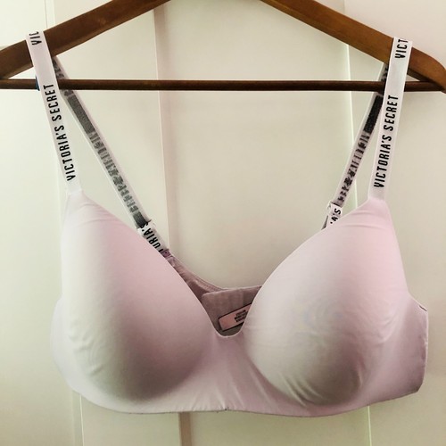 Victoria’s Secret Logo-Strap Lightly Lined T-Shirt Bra – Size 38C – Gently Used