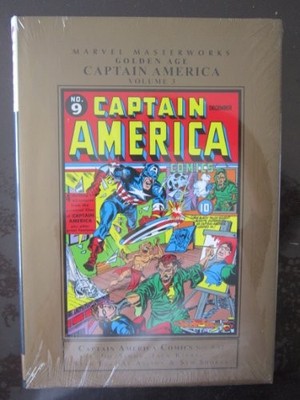 MARVEL MASTERWORKS: GOLDEN AGE CAPTAIN AMERICA VOL. 3 By Marvel Comics EXCELLENT