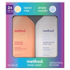 Method Body Wash, 2-pack 28 fl oz each , 56 fl oz Total
