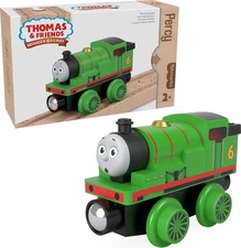 Thomas and Friends Wooden Railway Percy Engine Push Along Toy Train