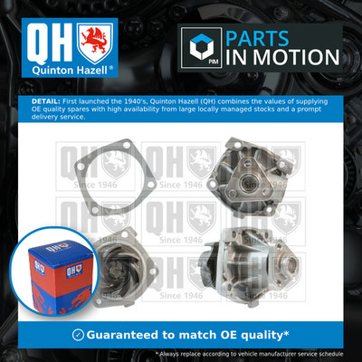 Water Pump fits FIAT DUNA 146 1.7D 87 to 91 Coolant QH 4336009 5882691 5890406