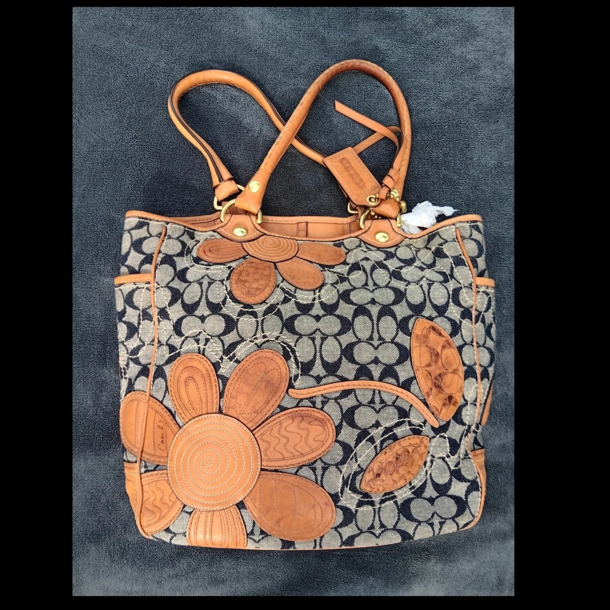 Coach Floral Applique In Women's Bags & Handbags | eBay