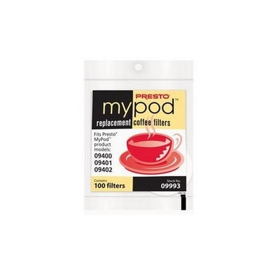 Presto 09993 Mypod Replacement Coffee Filters