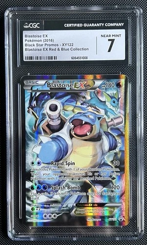 Pokémon TCG Blastoise EX XY122 Black Star Promo CGC 7