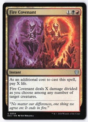 Fire Covenant 54 Commander: Lorwyn Eclipsed