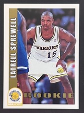 1992-93 Hoops #389 Latrell Sprewell RC