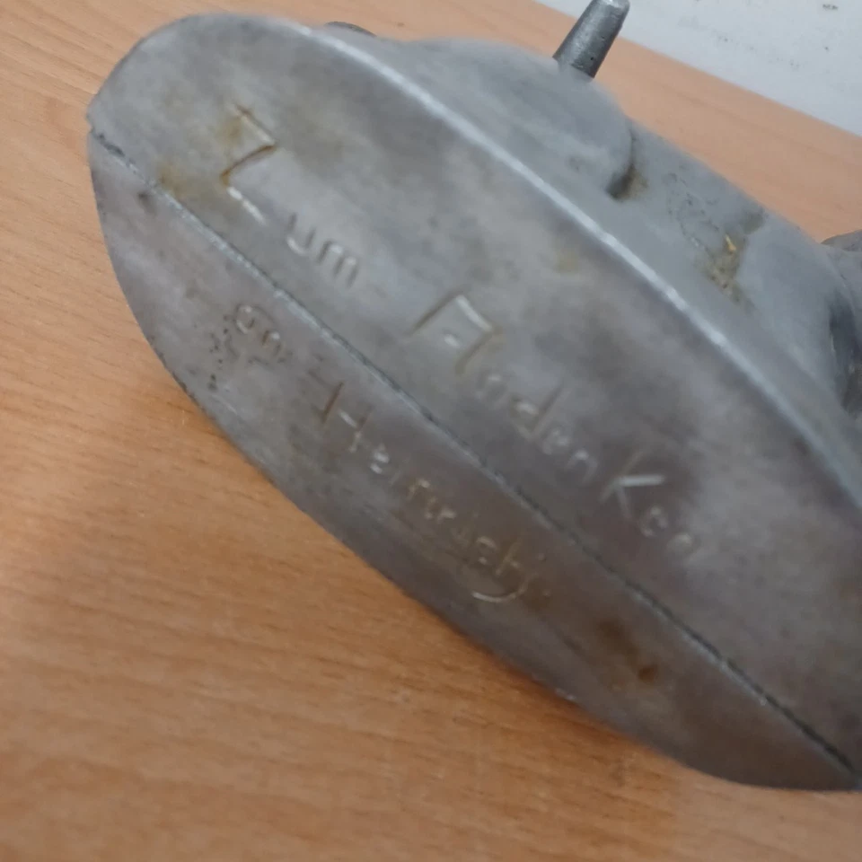 Vintage: Alte Backform Kuchenform Schokoladenform Hase/ Osterhase 2-tlg. Aluguss - Bild 4 von 4