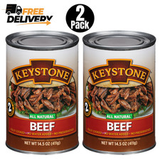 (2 pack) Keystone All Natural Beef, 14.5 oz Can