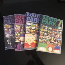 South Park Seasons 7, 10, 11, 12 Lot - DVD, Scratch Free Disc