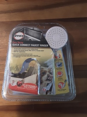 Danco Faucet Rinser Easy Spray Quick Connect 10856 3 Feet Long Hose Aerator