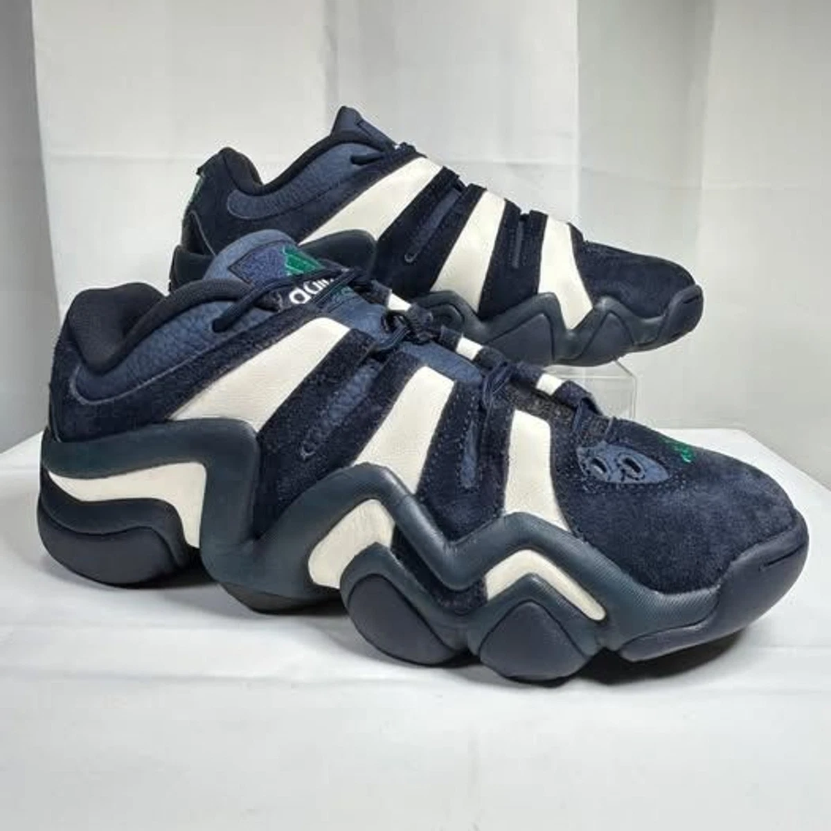 Hoop York City x adidas Crazy 8 Low Legend Ink Off White for Sale