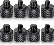 8 Pcs 1/4 to 3/8  3/8 to 1/4 Camera Tripod Adapter Male to Female Screw Camera