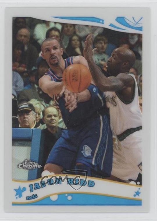 2005-06 Topps Chrome Refractor 439/999 Jason Kidd #32 HOF 5ir