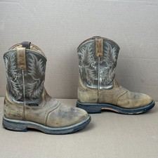 Ariat WorkHog XT Waterproof Work Boots Men's 8.5 D Pull On Leather Distressed