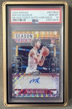 2024-25 Panini Mosaic-Matas Buzelis -“Season Ticket” PSA 10 #RVT-BUZ GOLD/10 