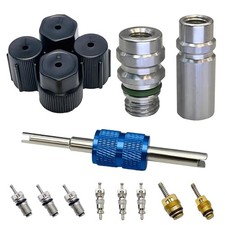 Air Conditioning Valve Core Kit  A/C R12 Cap  Valve A/C System Seal Kits