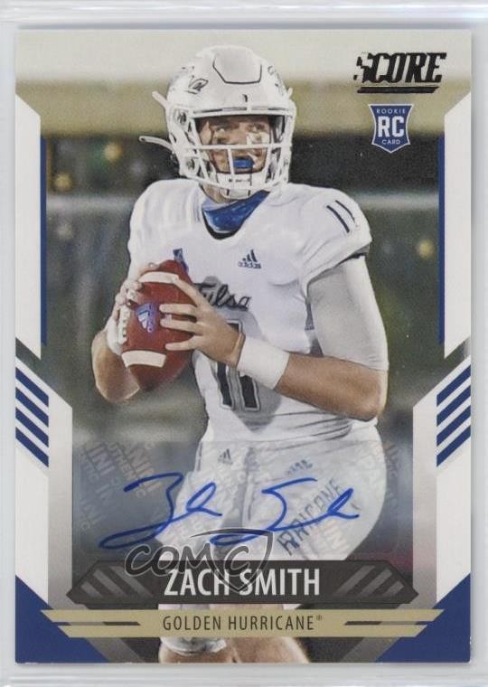2021 Score Rookies Signatures Zach Smith #317 Rookie Auto RC 0ud4