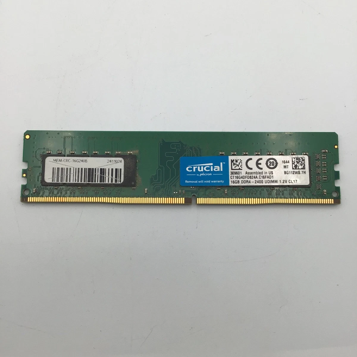25+ Crucial DDR4 SDRAM 16 GB Total Capacity Memory (RAM) for sale