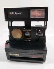 Vintage Polaroid Instant Film Camera 660 Auto Focus Sun 660 Untested