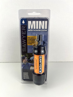 Sawyer Mini Water Filtration System Filter SP128 Survival Travel EmergencyOrange