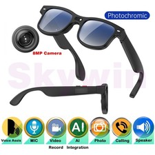 AI smart glasses with microphone and camera and Image and video translate