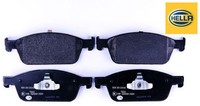 Hella 8DB355020-831 Bremsbelagsatz FüR Scheibenbremse Bremsbelagsatz FüR Ford