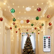 Christmas Hanging Ceiling Decorations 30 Pcs Christmas Balls Ornament with 32...