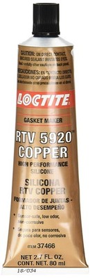 Loctite Copper 5920 Silicone Sealant 80 ml Tube P/N 37466