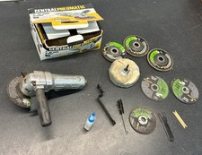 CENTRAL PNEUMATIC AIR GRINDER 4   Handle  Accessories Wheels Tools Used